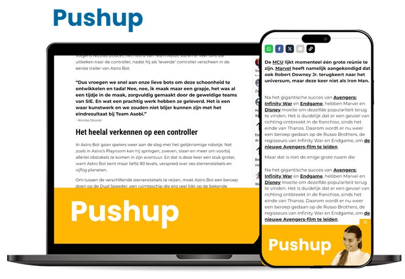 Push-Up ad example 