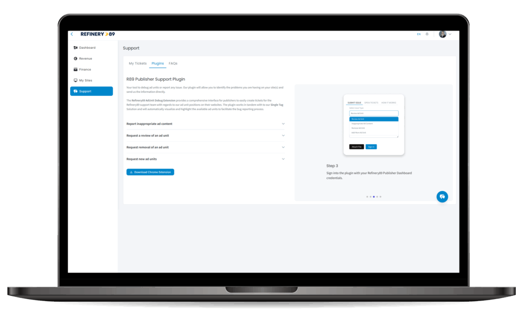 Refinery89 Chrome extension