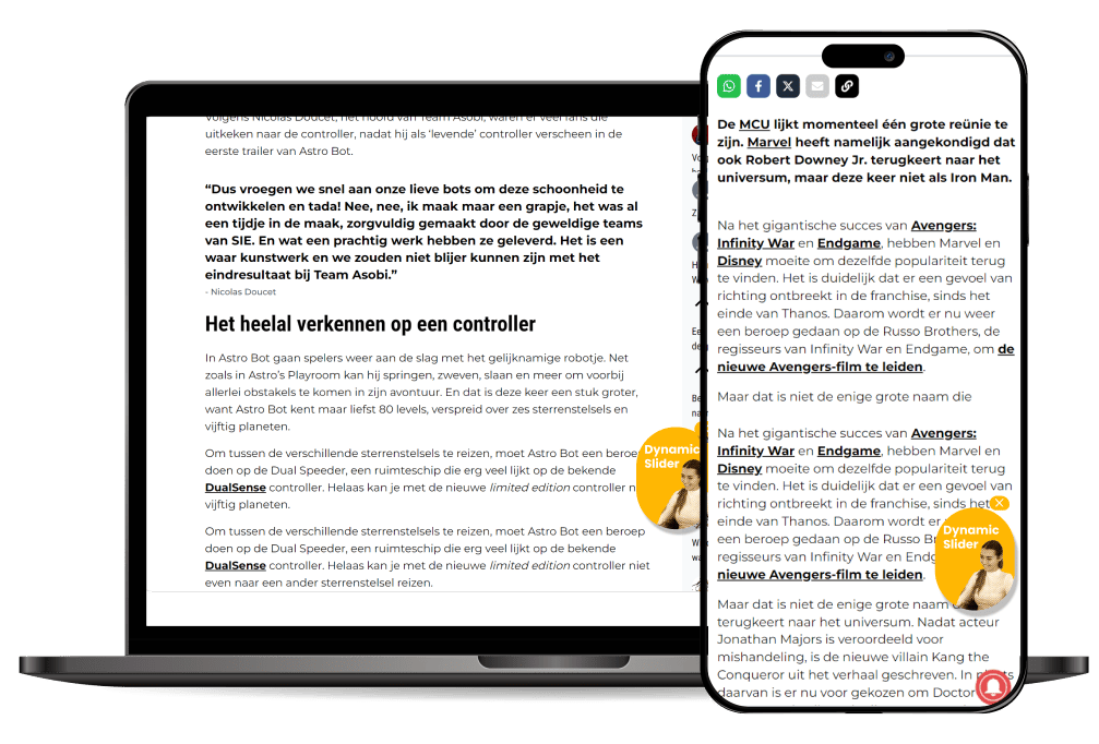 Dynamic Slider Ad