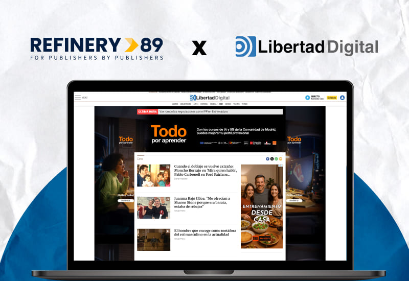 Libertad Digital partners with Refinery89